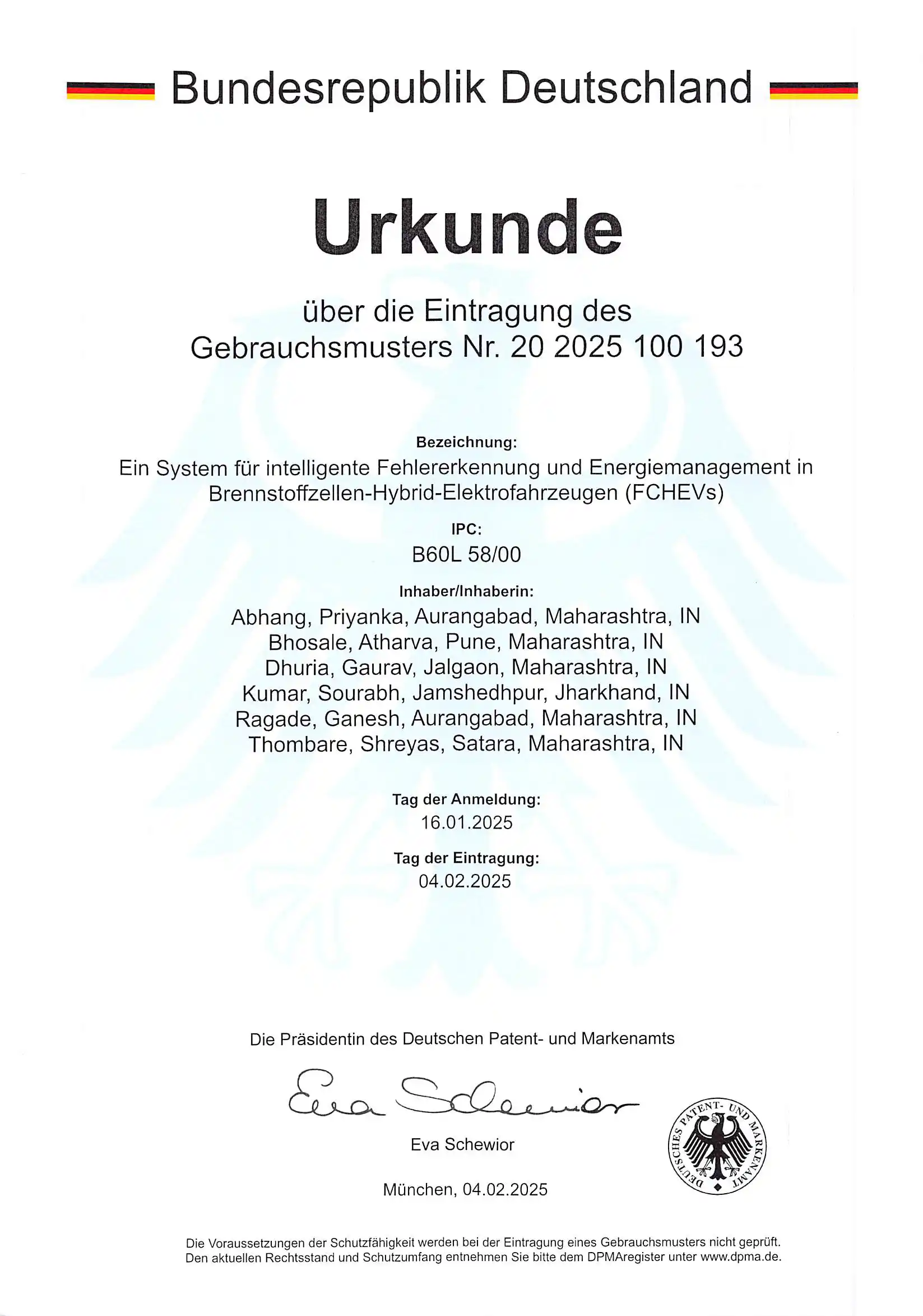 Patent: AI-based fuel-cell hybrid electric vehicle system